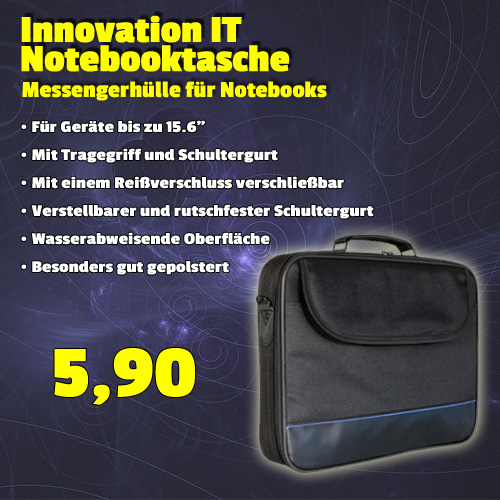 Innovation IT Notebooktasche um 5,90 €