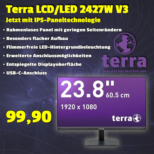 TERRA LCD/LED 2427W V3 IPS black um 99,90 €