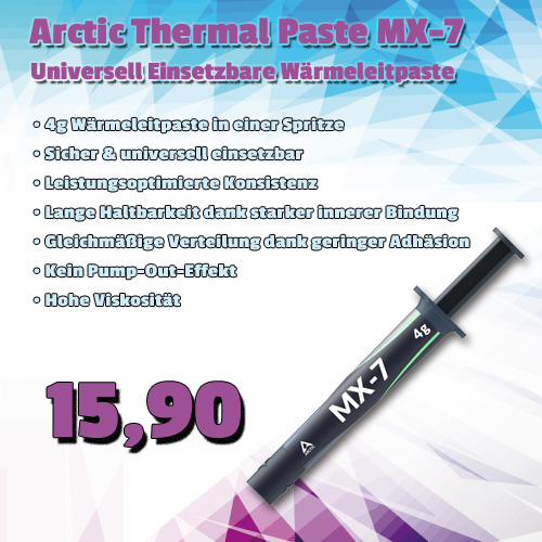 Arctic Thermal Paste MX-7 4g um 15,90 €