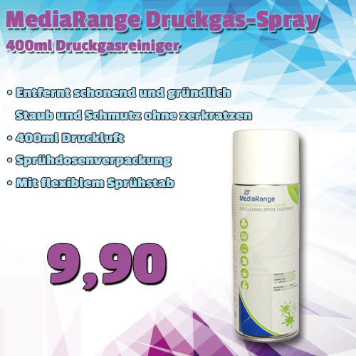 MediaRange Druckgas-Spray um 9,90 €