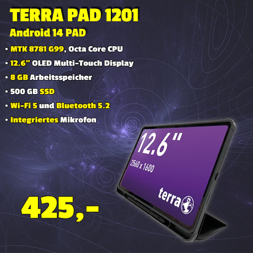 TERRA PAD 1201 um 425 €