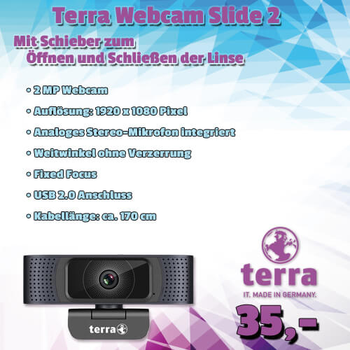 Terra Webcam Slide II um 35 €