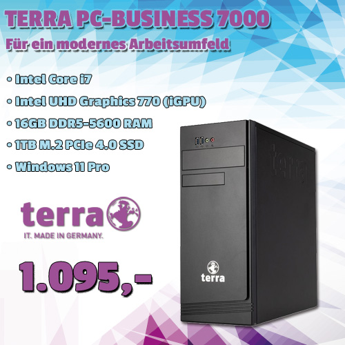 TERRA PC-BUSINESS 7000 um 1.095 €